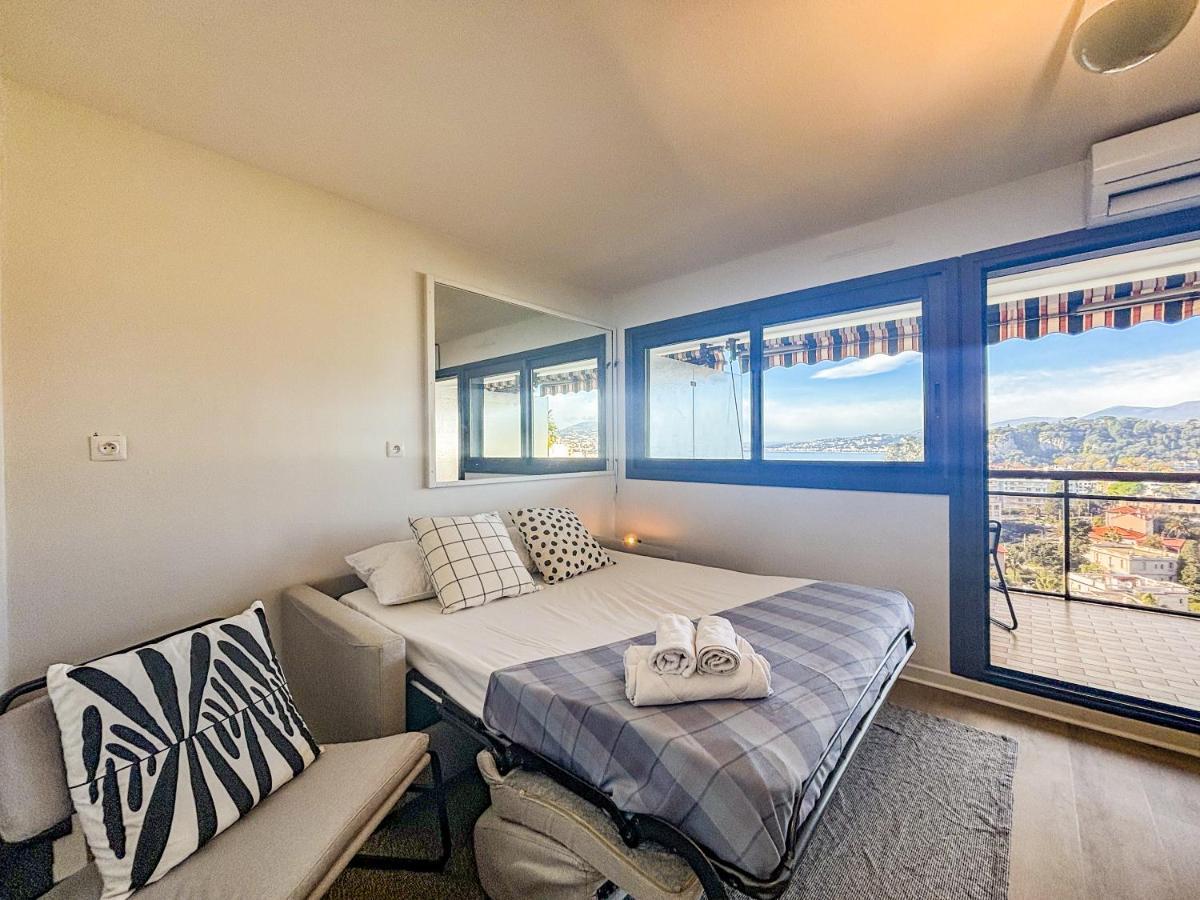 Le Baccarat - Wifi, Ac, Vue Mer, 4 Pers Apartment Nizza